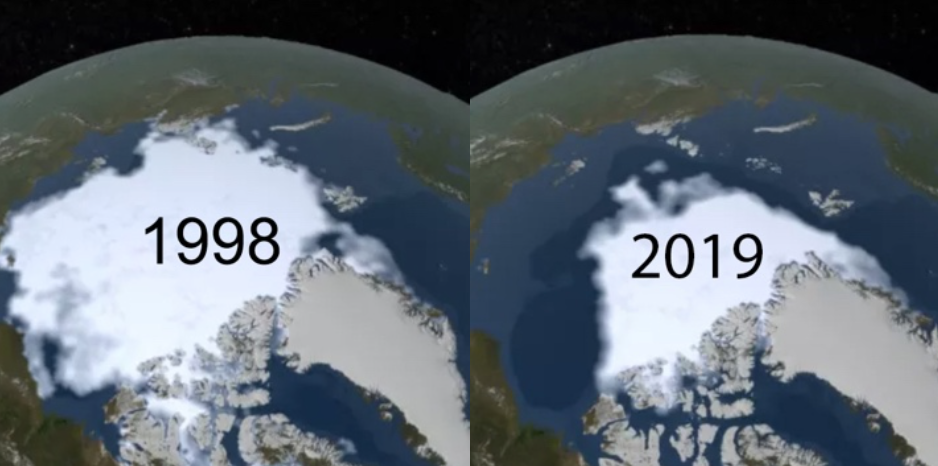 The Arctic is at its warmest for at least 4,000 years.